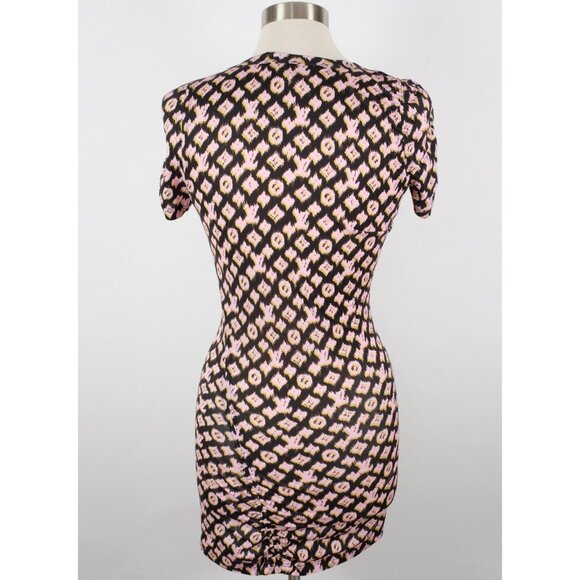 Louis Vuitton by Marc Jacobs dress top sz S stretch LV monogram bodycon pink - Picture 10 of 16
